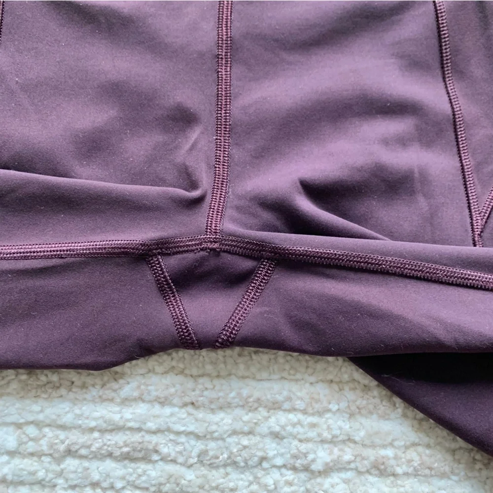 Lululemon In Movement 7/8 Tight Plum Shadow Purple Size 2